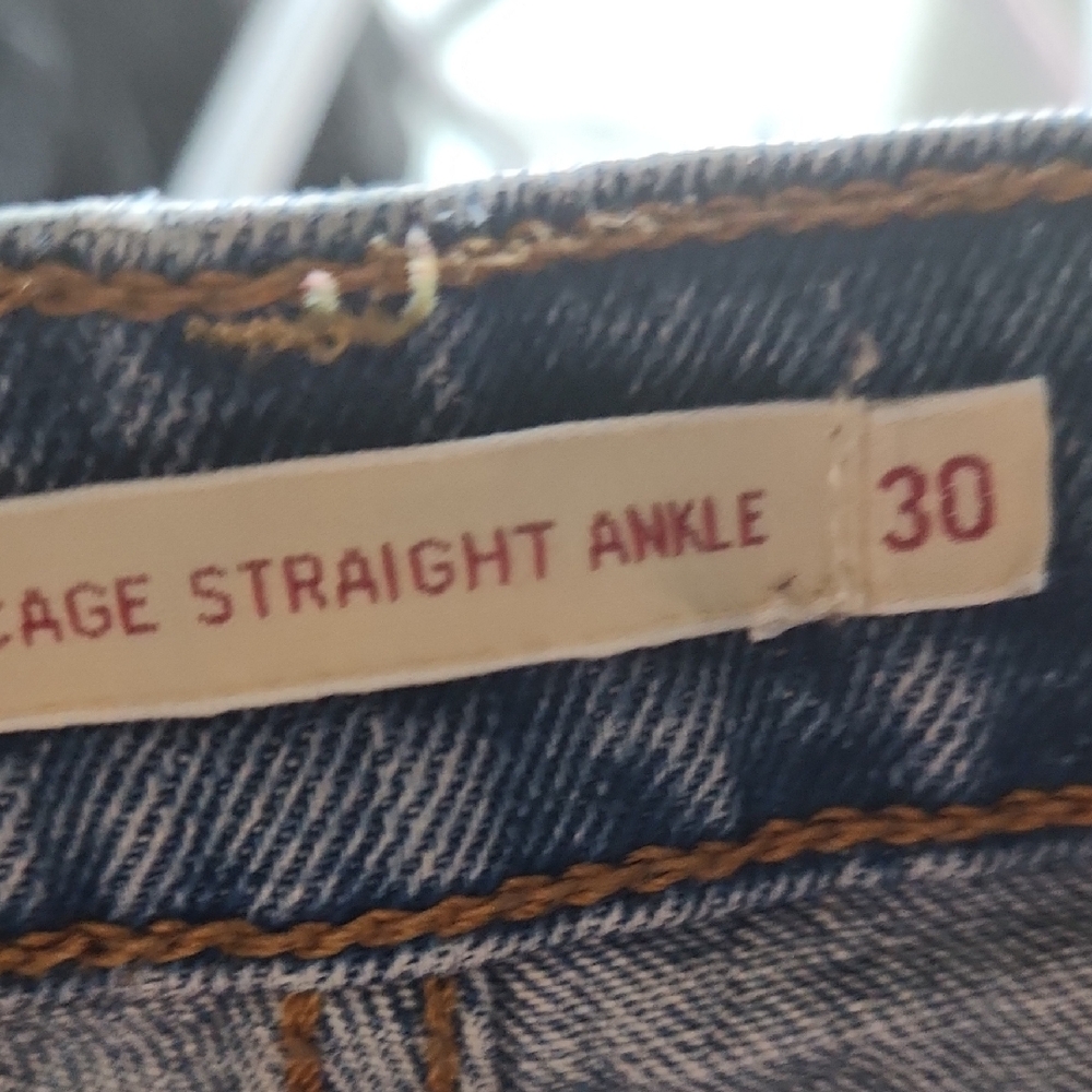 Levi's Vintage Straight Ankle Jeans - Blue